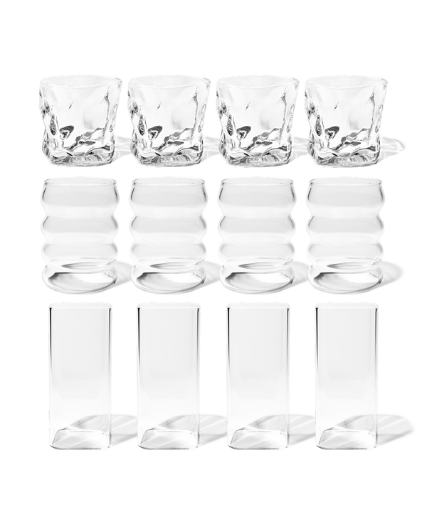 Bestseller Bundle 12-piece glass set