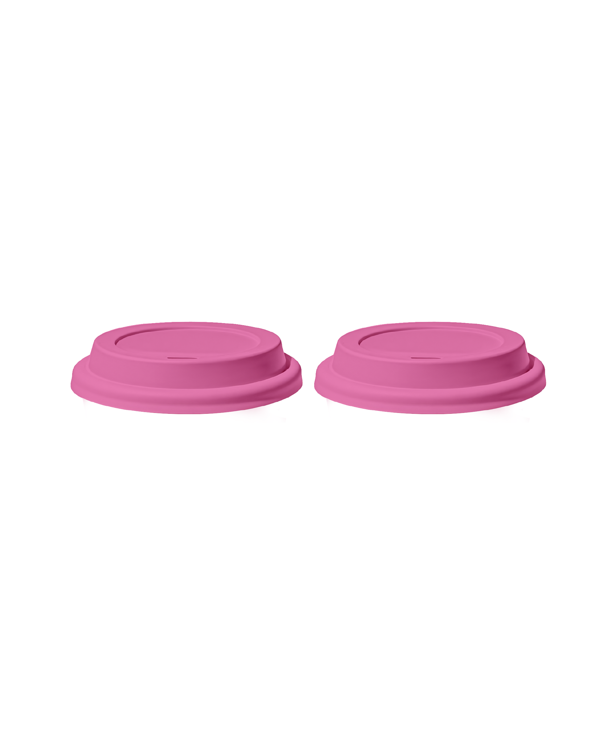 To-Go Becher Silikon-Deckel im 2er Set Pink | Brooklyn