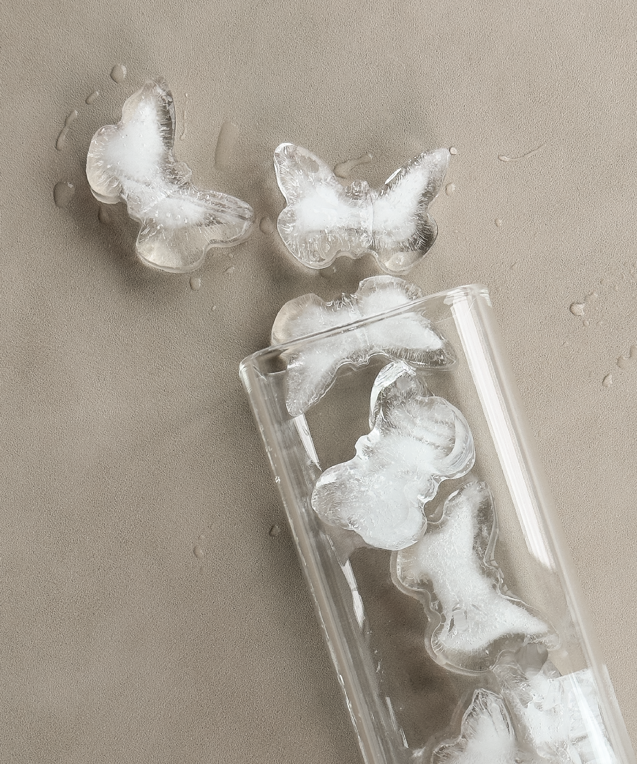 Silicone ice cube tray in butterfly design | Clea