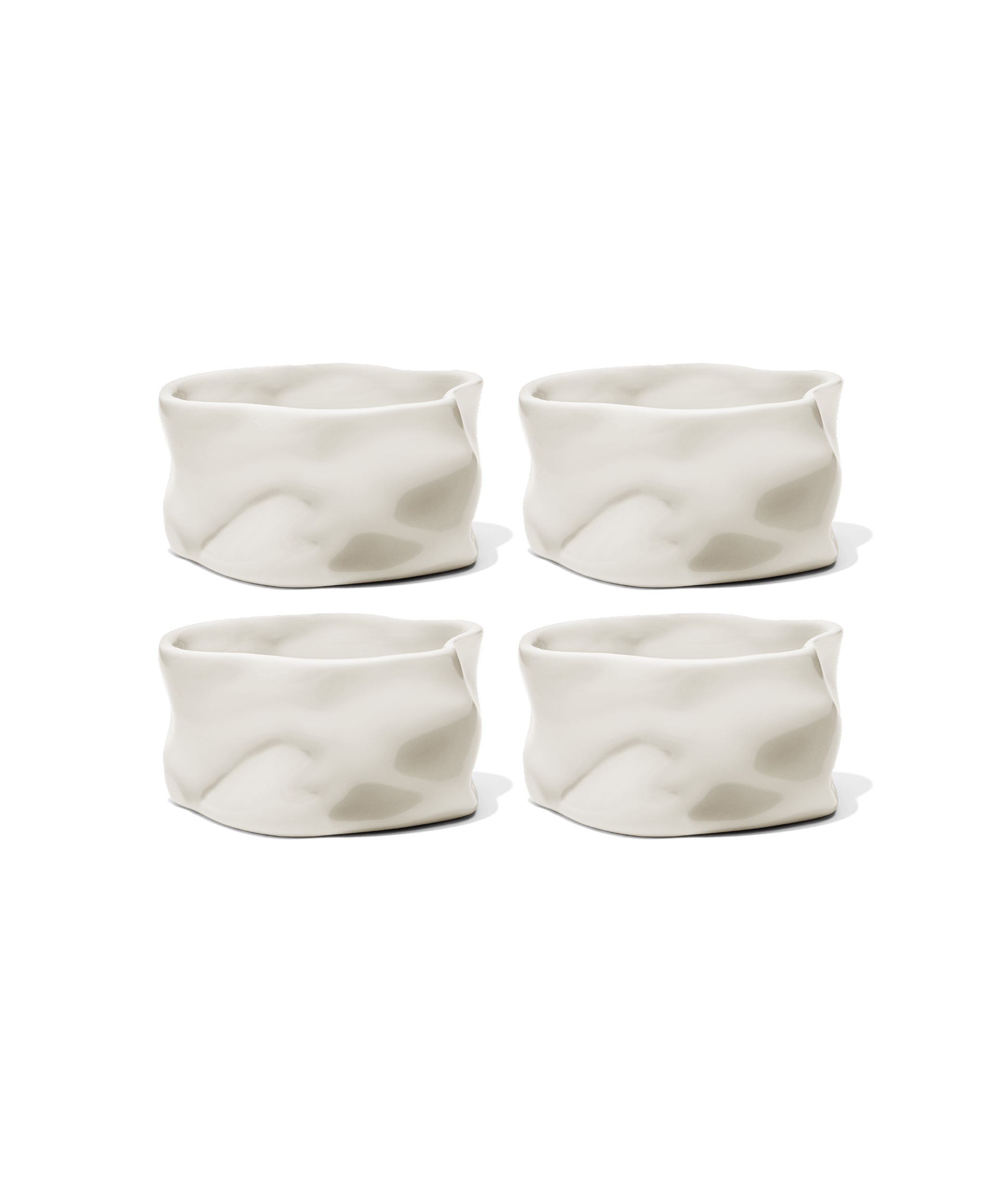 Organic Dip Bowls Cream White | Alaska