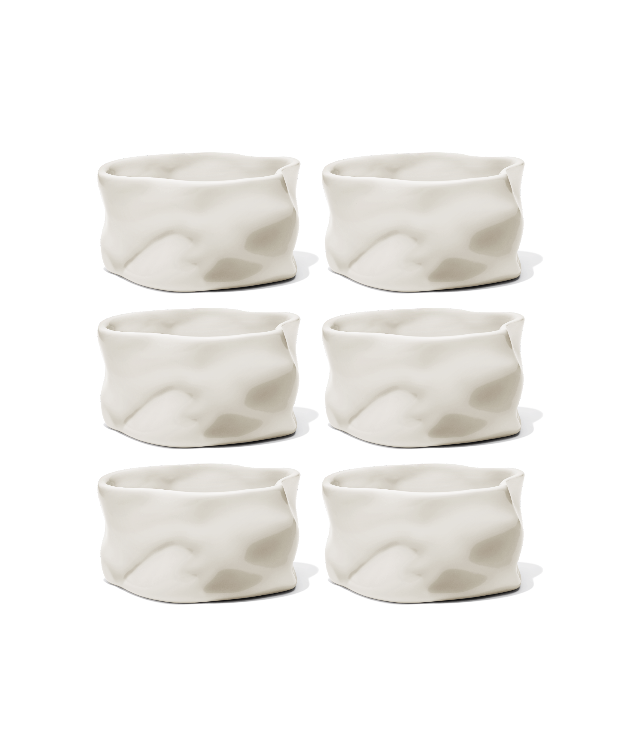 Organic Dip Bowls Cream White | Alaska