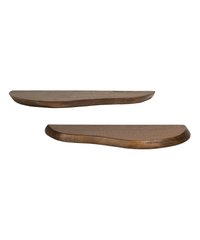 Dark wooden wall shelf | Elva