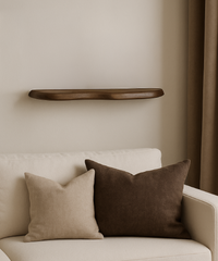 Dark wooden wall shelf | Elva