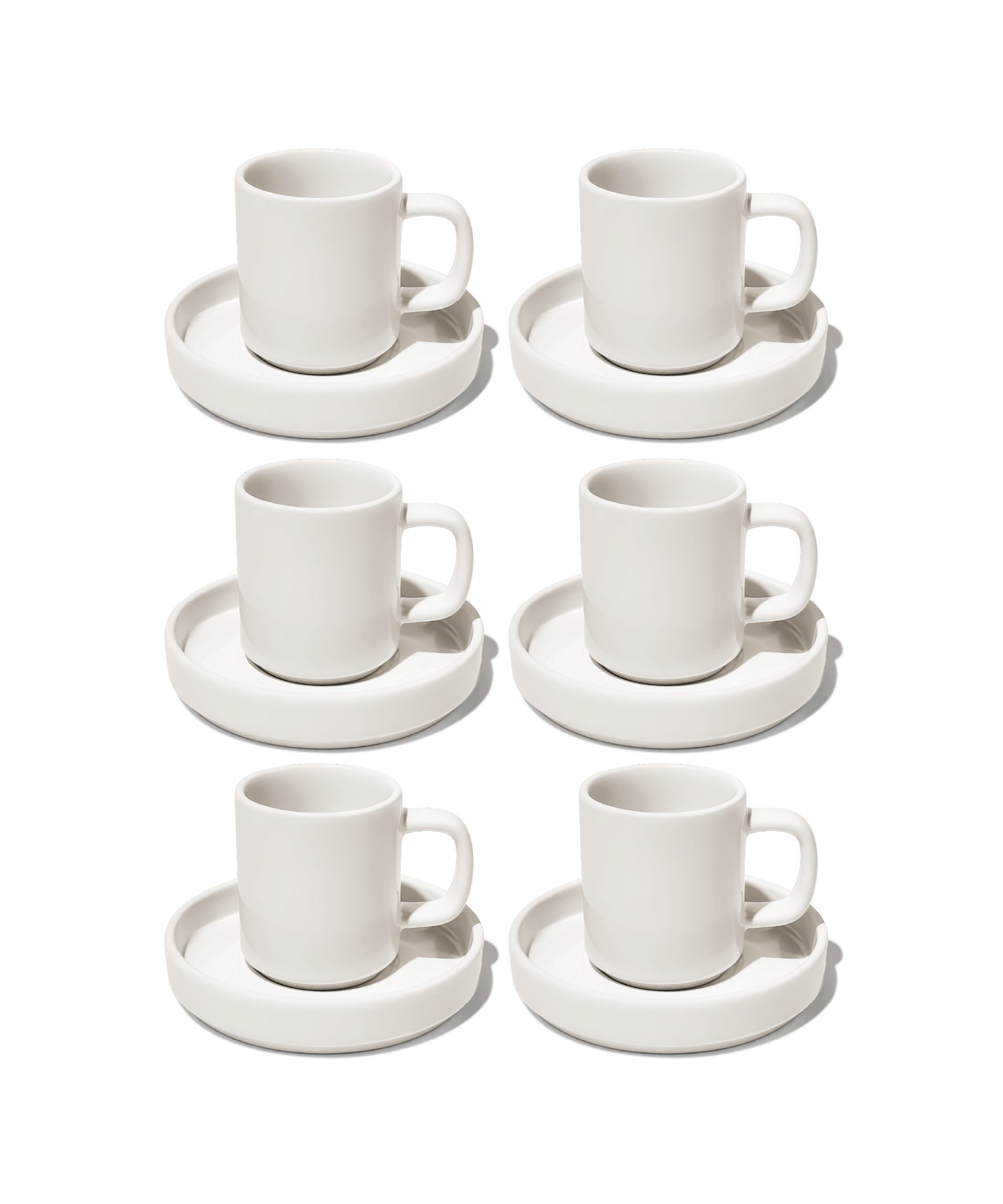 Espresso cup with saucer cream white | Nia