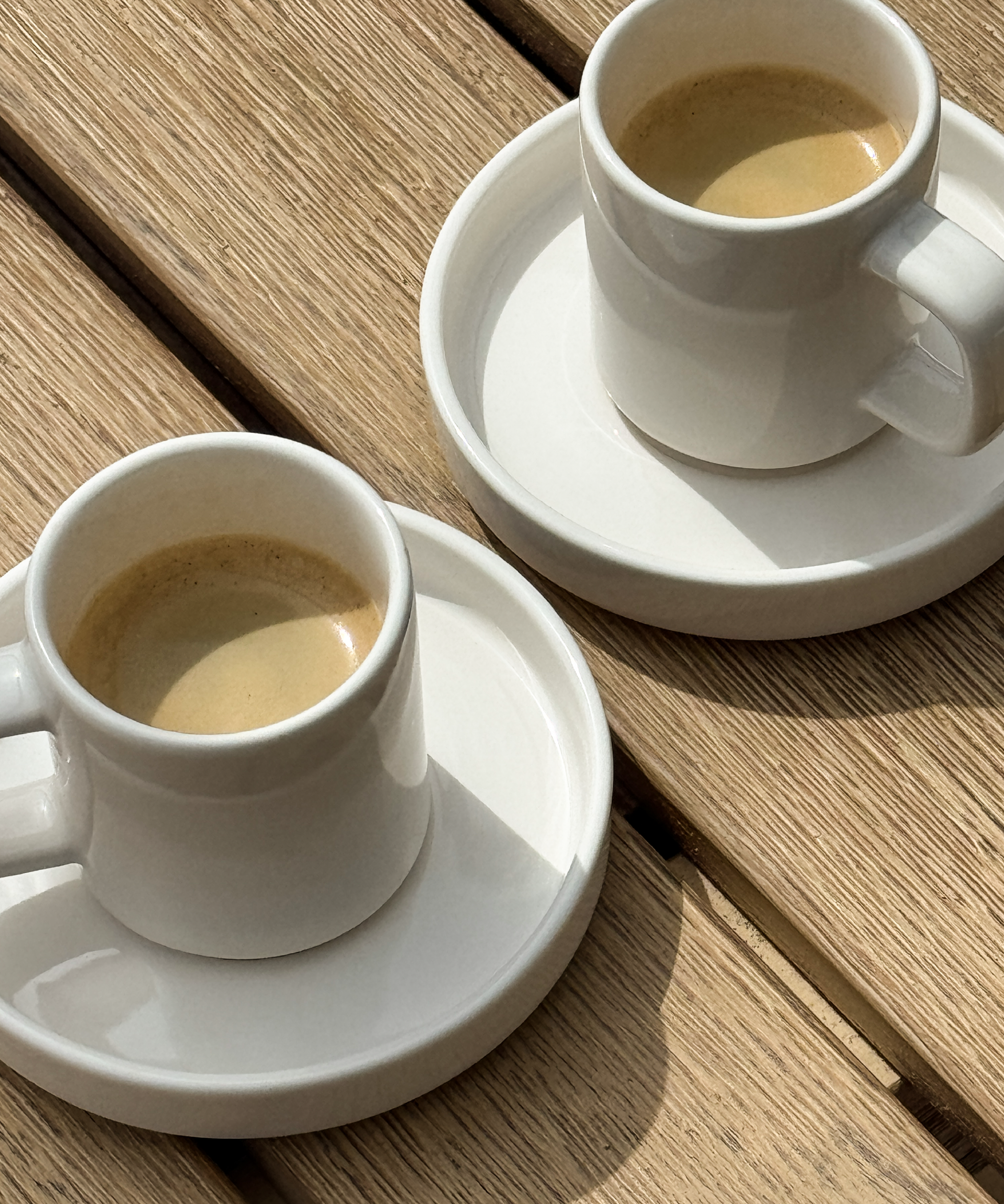 Espresso cup with saucer cream white | Nia