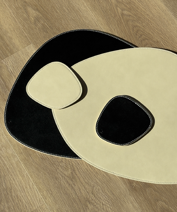 Coasters Black/Beige | Jade
