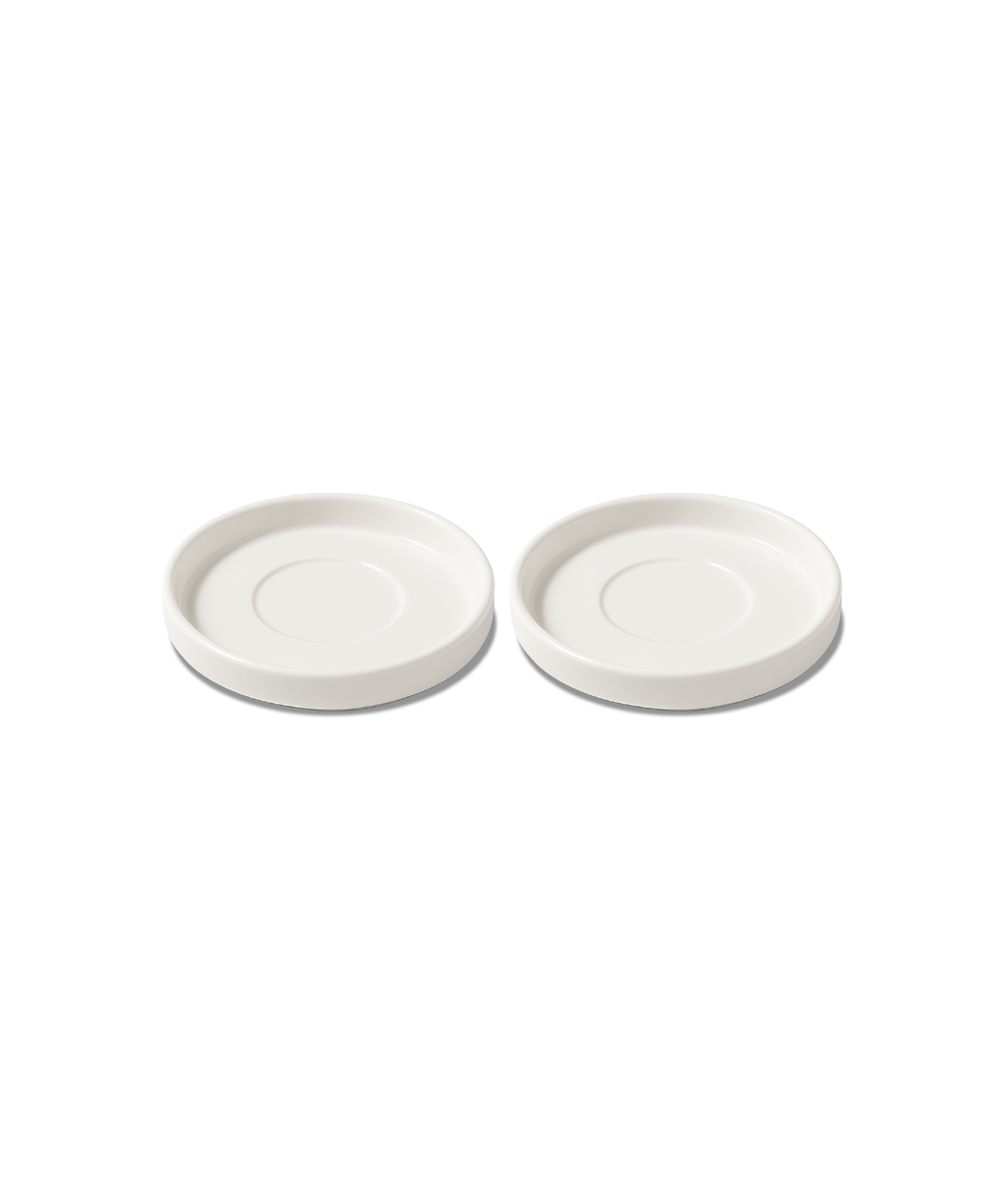 Espresso saucer in glossy cream white | Nia