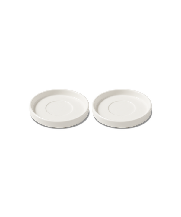 Espresso saucer in glossy cream white | Nia