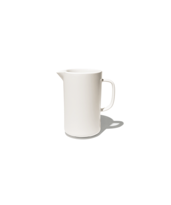 Small milk jug in glossy cream white | Nia