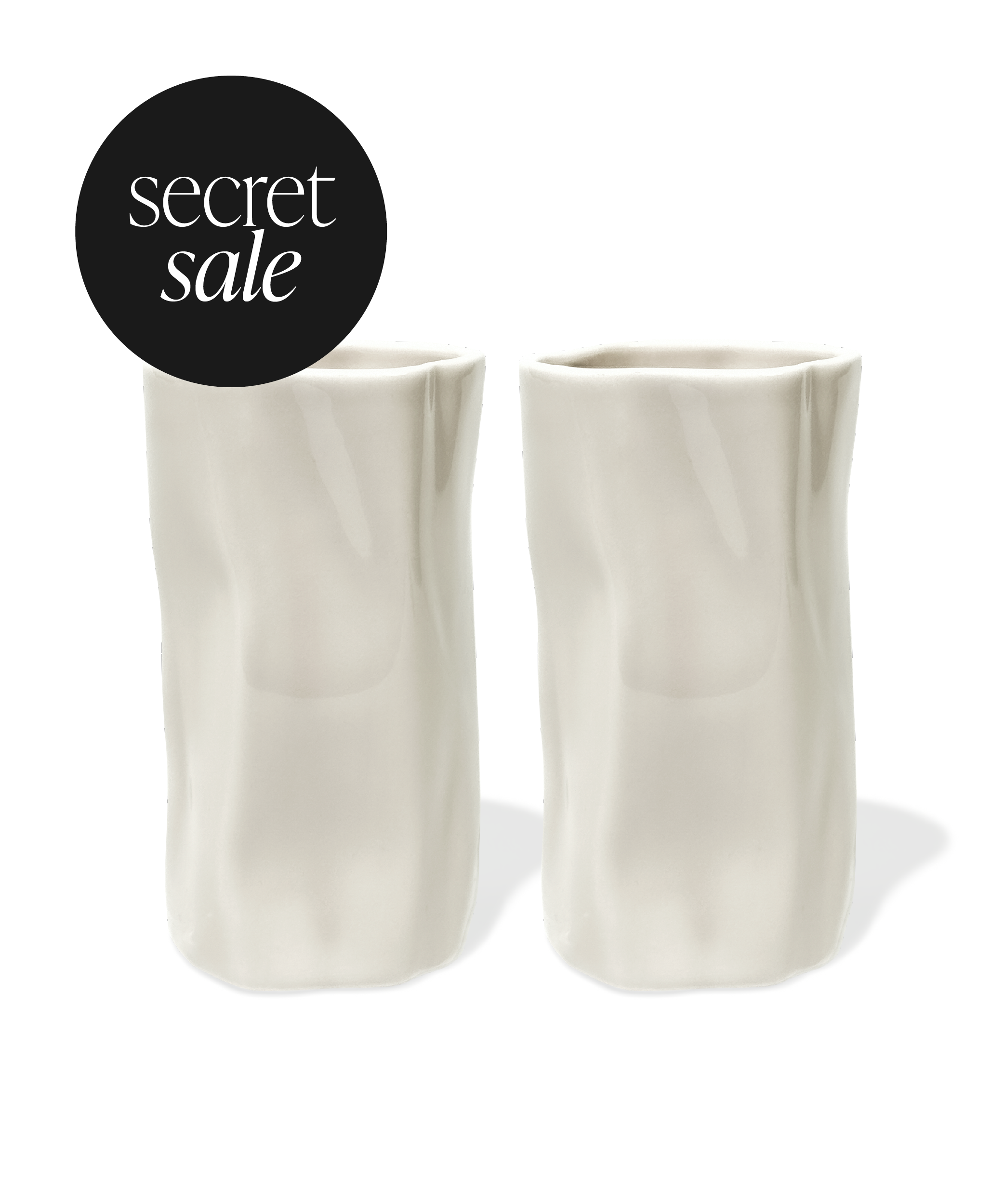 Large organic ceramic mug in cream white | Alaska