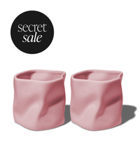 Organic ceramic mug 350ml in pink | Alaska