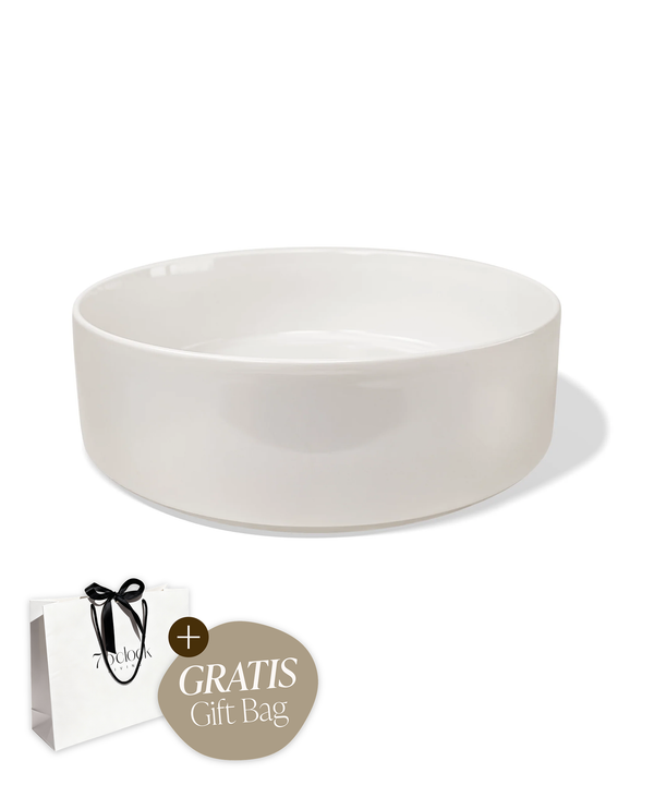 Large bowl Ø27cm in cream white | Nia