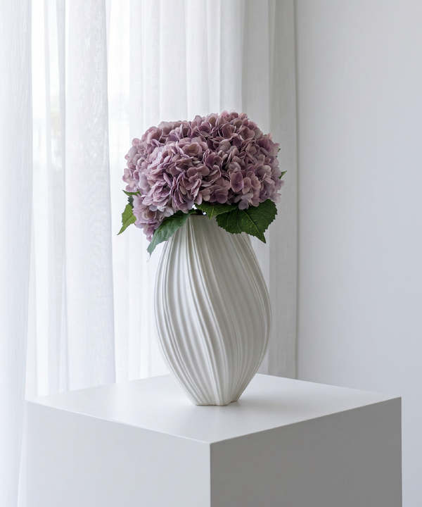 Hortensien 4er Bouquet in Altrosa | Bloom