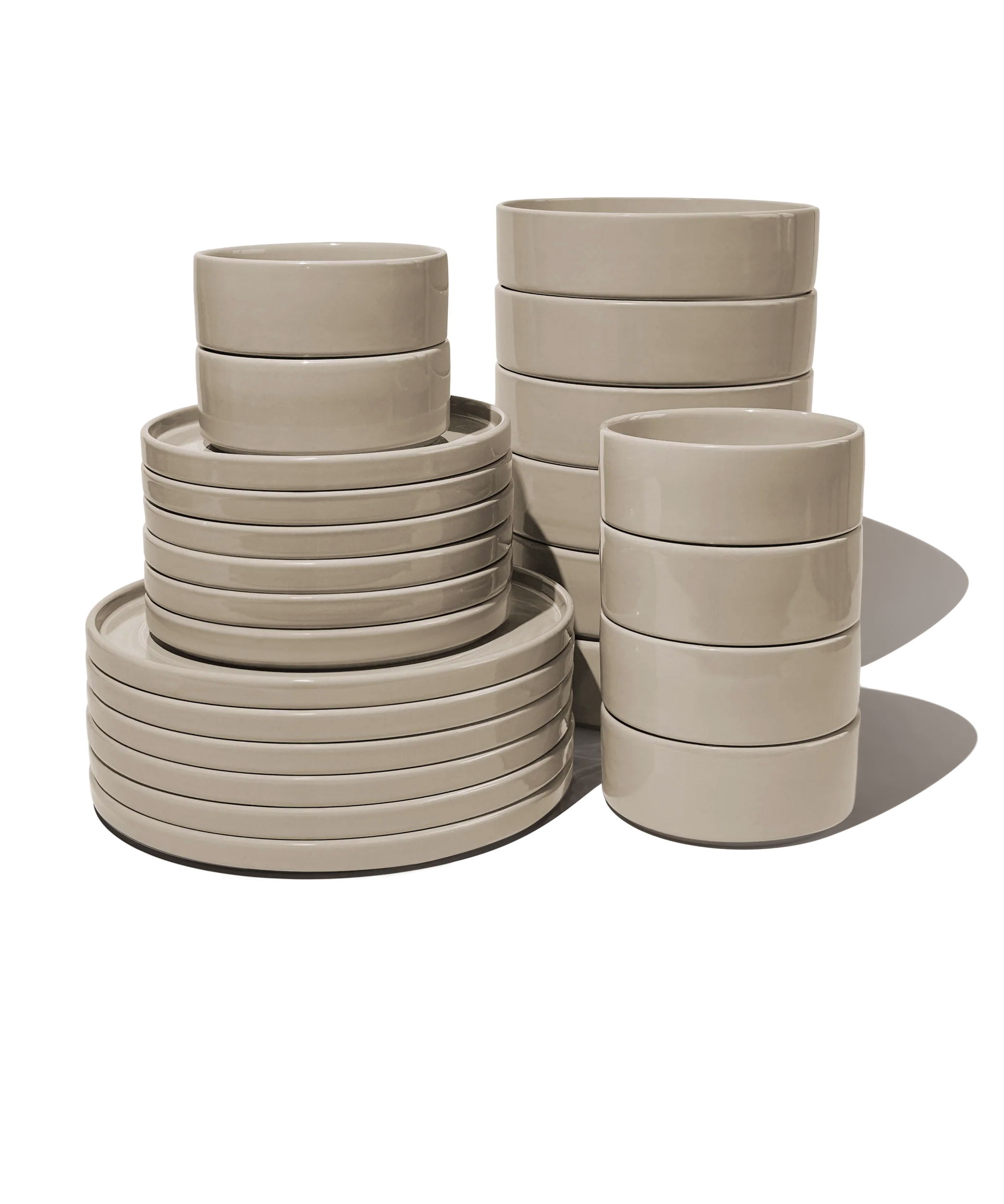 Taupe tableware set | Nia