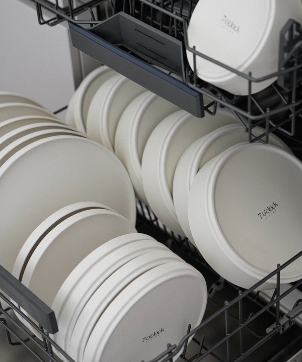 Crockery set matt cream white | Nia
