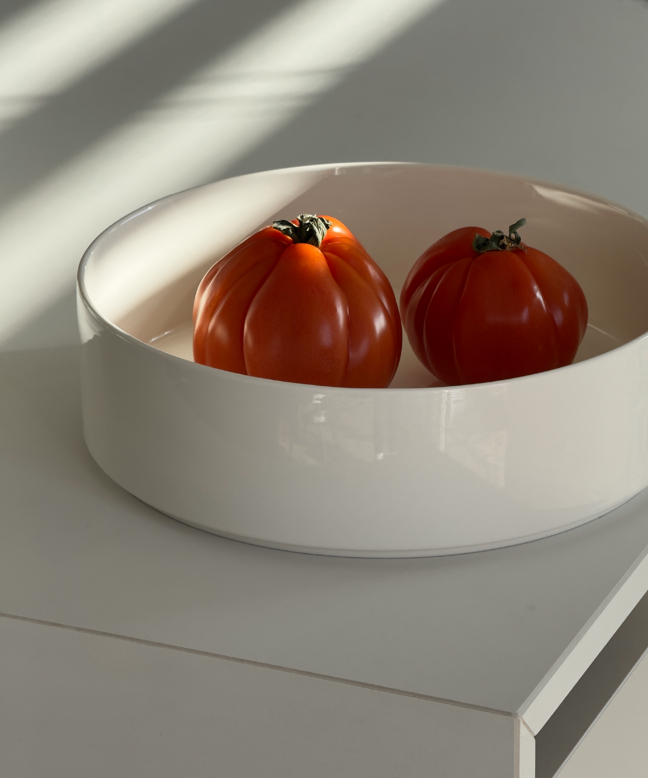 Large bowl Ø27cm in cream white | Nia