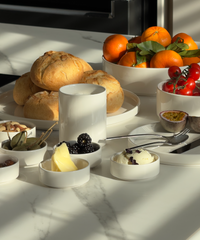 Cups set of 6 in cream white | Nia