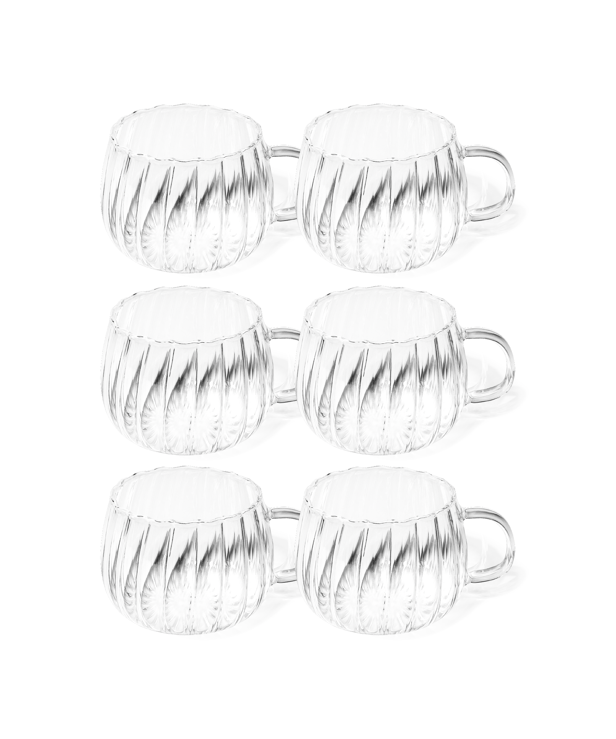 Glass cup striped design | Norway
