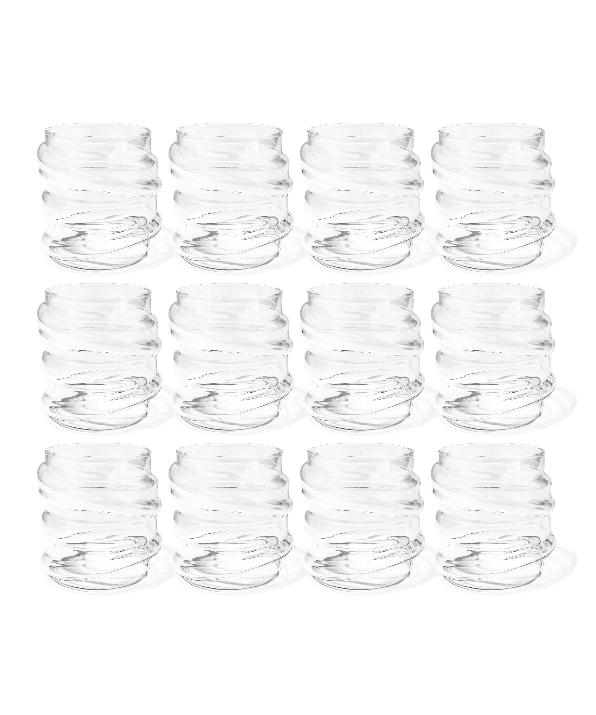 Glas mit Spiral-Twist | Orlando
