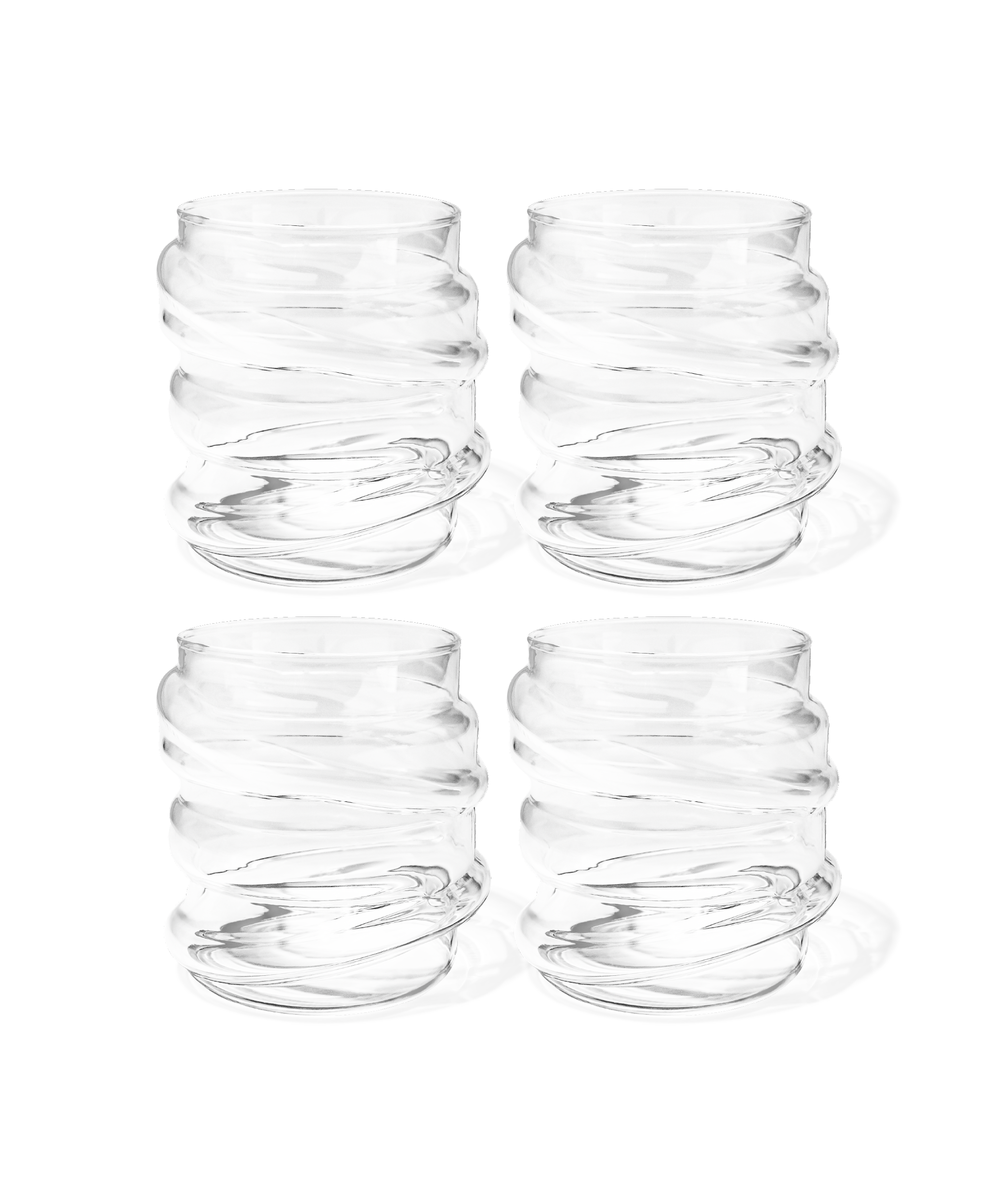 Glas mit Spiral-Twist | Orlando