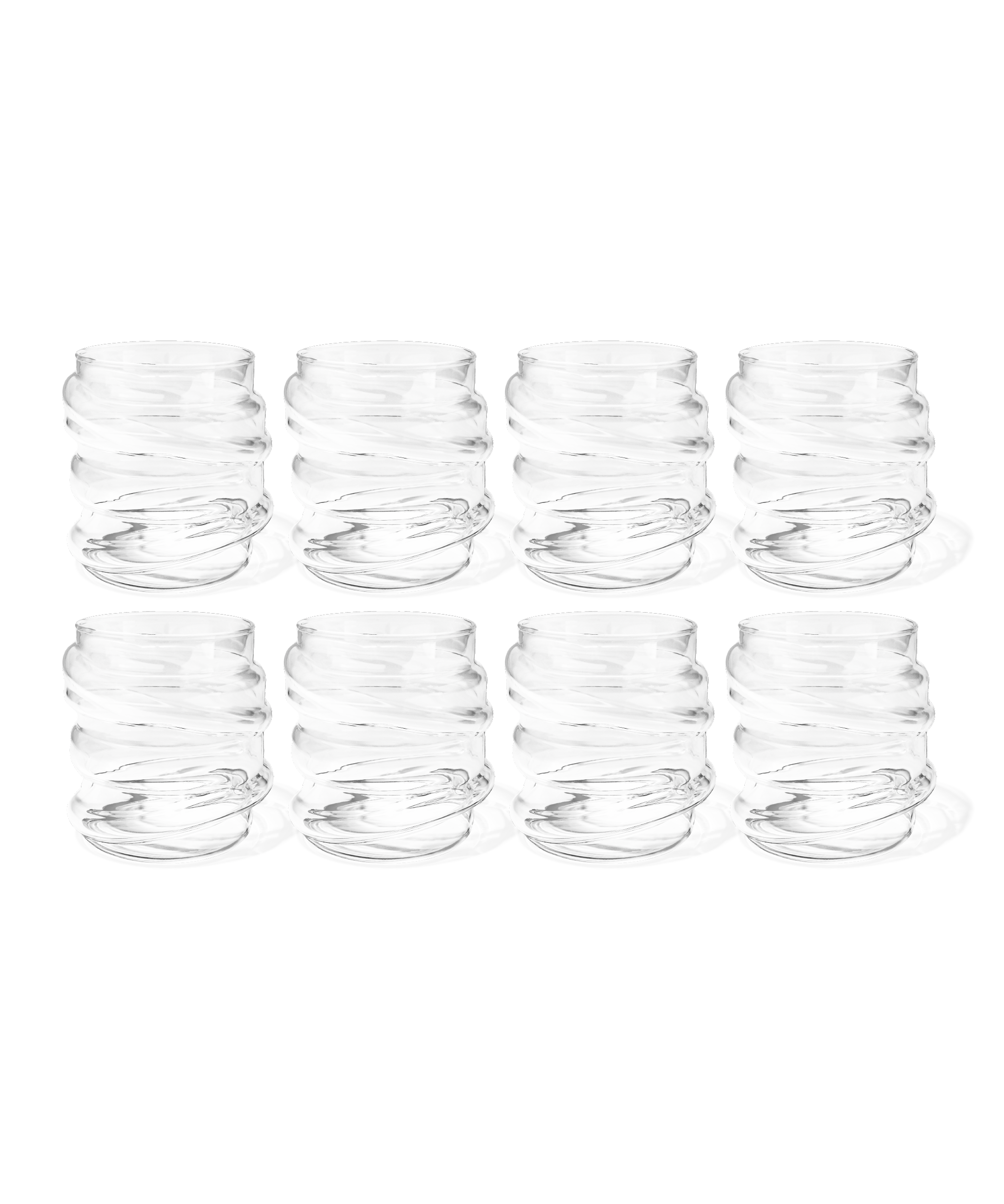 Glas mit Spiral-Twist | Orlando