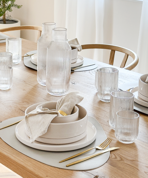 Fluted Carafe & Glasses Set | Paris