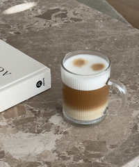 Fluted glass cup (300ml) | Paris