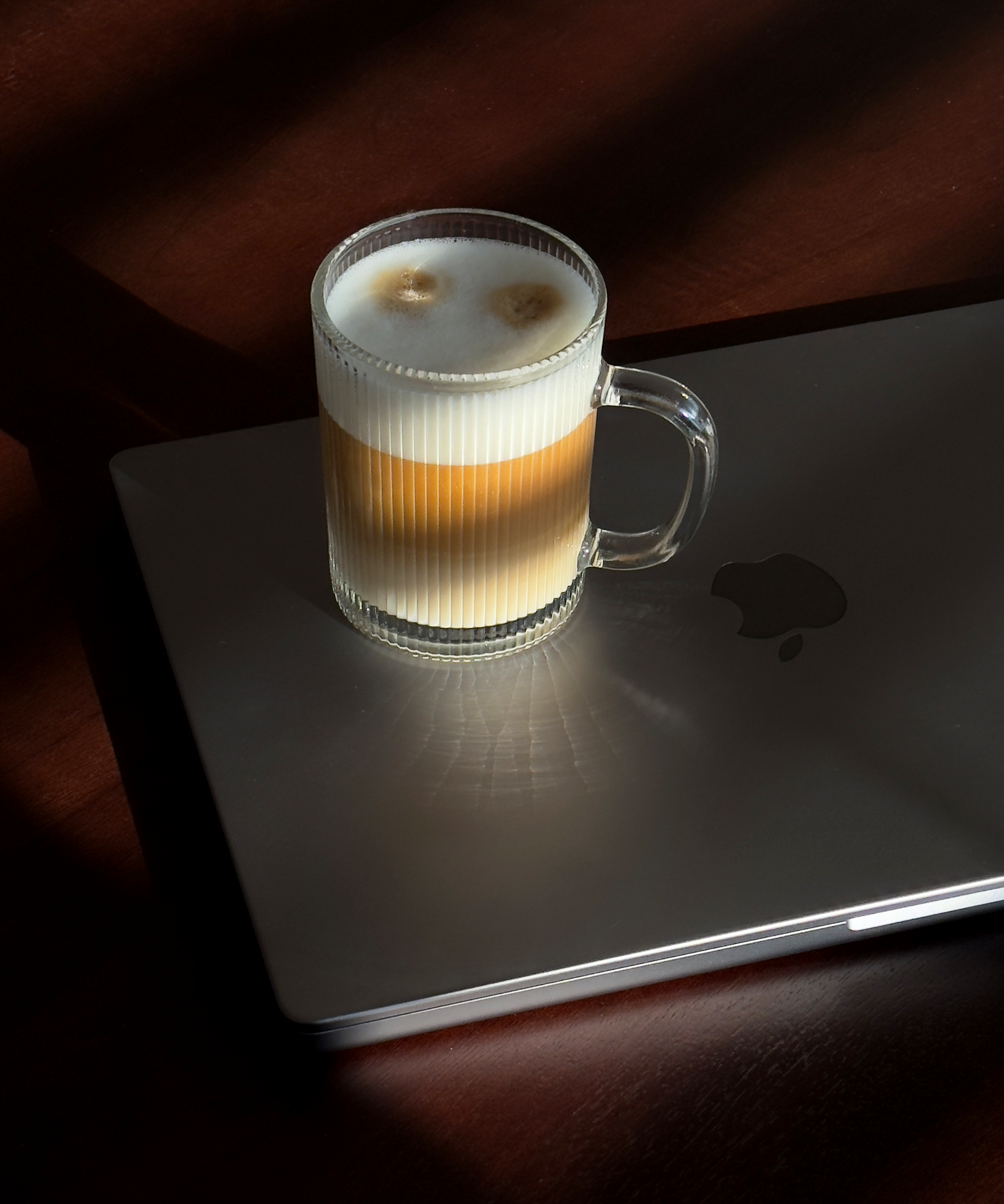 Fluted glass cup (300ml) | Paris