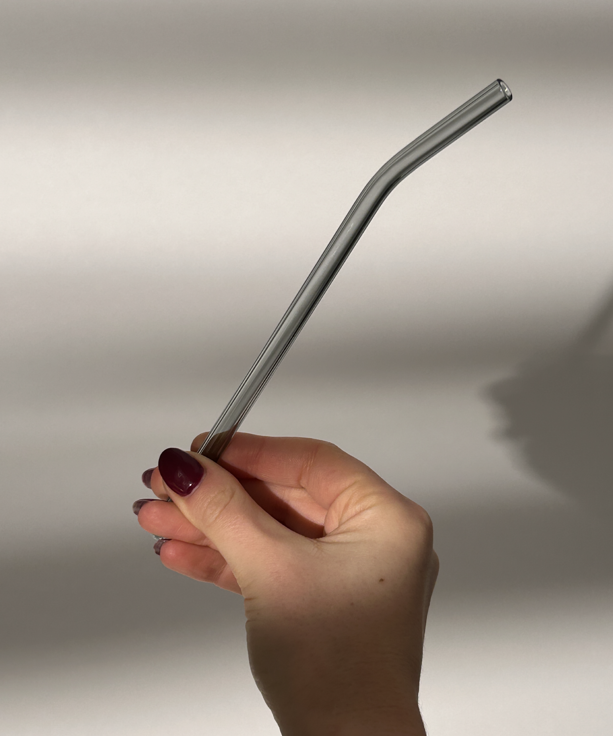 Black glass straws set of 8 | Aris