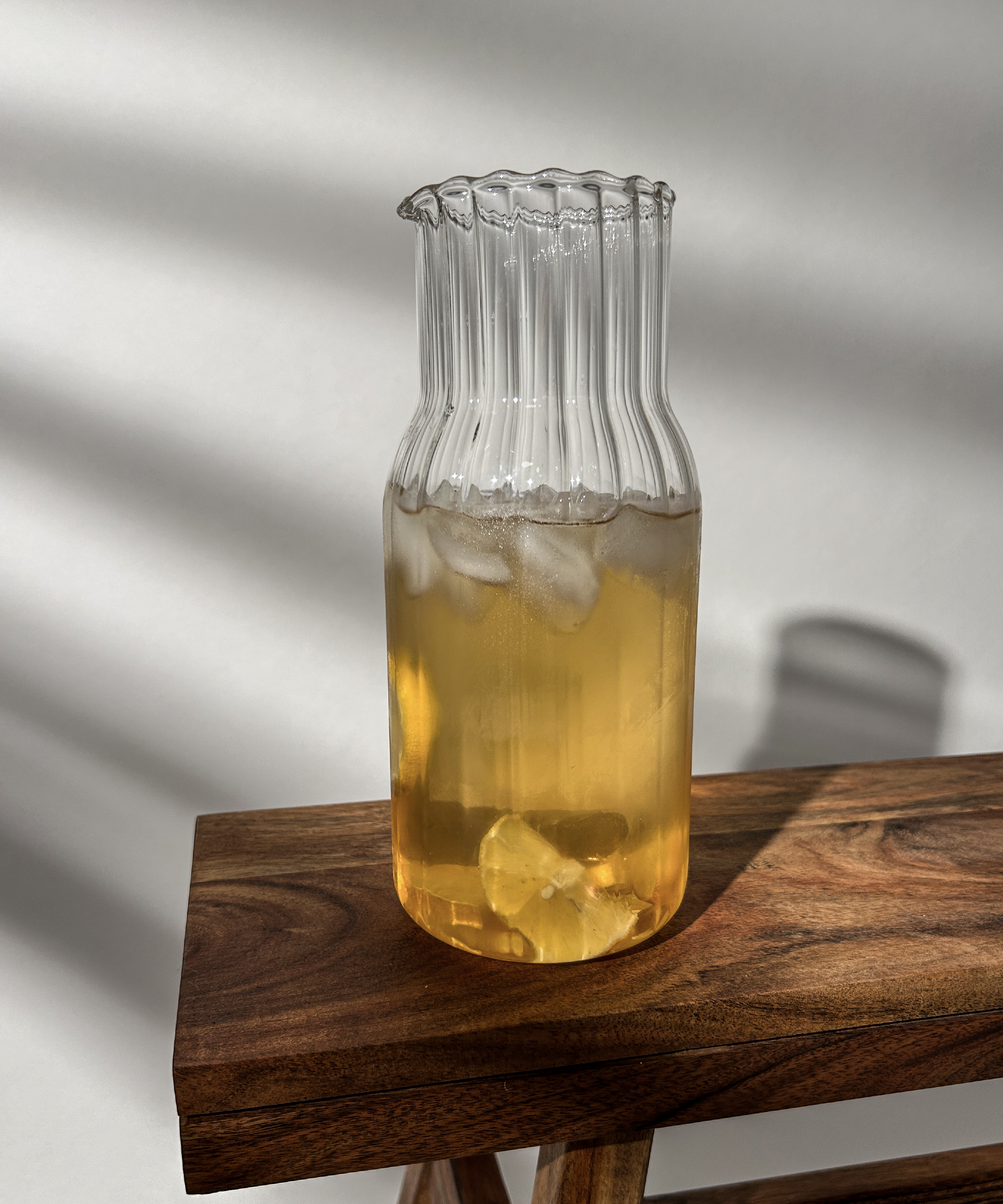 Water carafe & glass set striped design | Norway