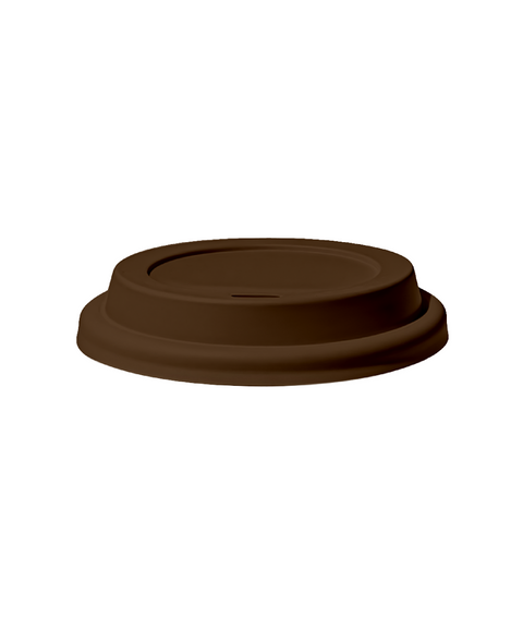 Dunkelbrauner To-Go Becher Deckel | Brooklyn
