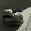 Ceramic To-Go Mug with White Silicone Lid | Brooklyn