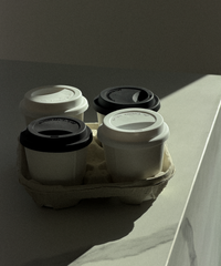 Ceramic To-Go Mug with Black Silicone Lid | Brooklyn