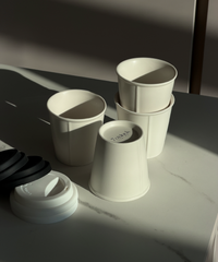 Ceramic To-Go Mug with White Silicone Lid | Brooklyn