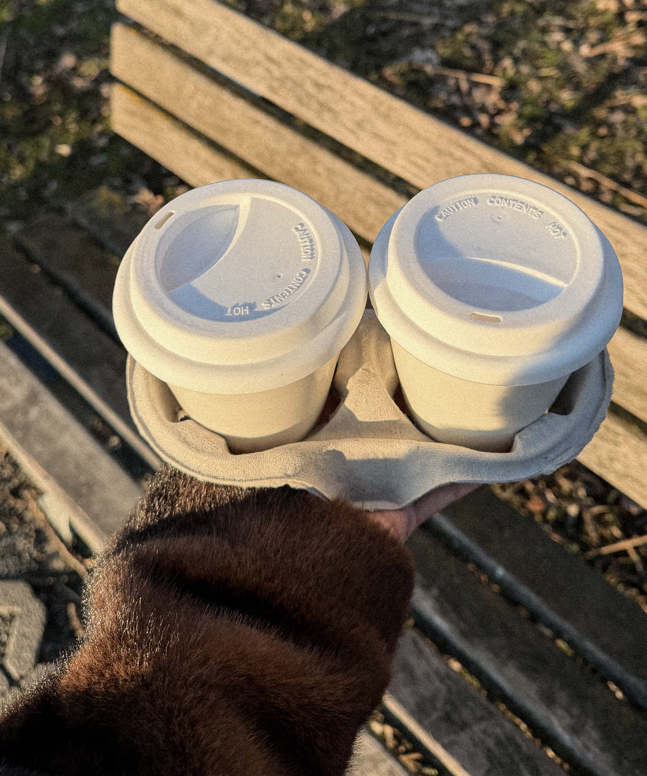 Ceramic To-Go Mug with White Silicone Lid | Brooklyn