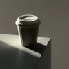 To-Go Cup Silicone Lid Set of 2 White | Brooklyn