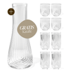 8-Piece Small & Large Glass Set with FREE Carafe | Rom