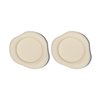 Silicone Coasters with Organic Design, Beige | Elou