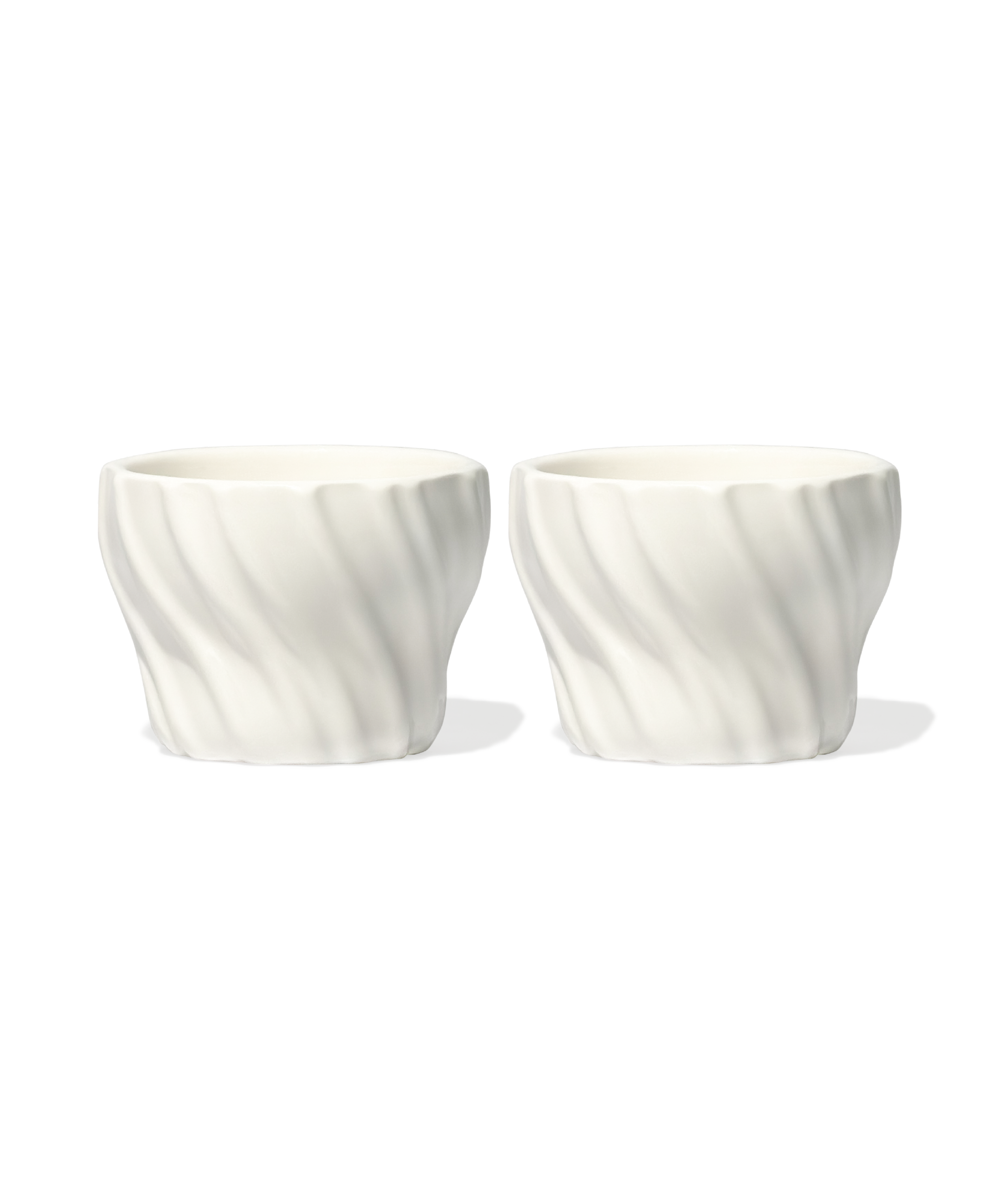 Ceramic mug with wave structure | Kaia