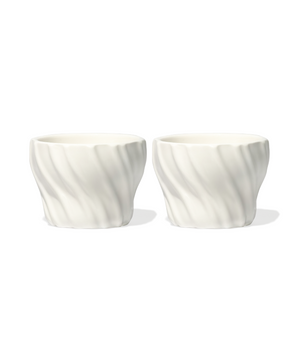 Ceramic mug with wave structure | Kaia