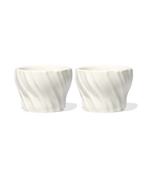 Ceramic mug with wave structure | Kaia