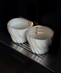 Ceramic mug with wave structure | Kaia