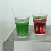 Ribbed Drinking Glass in To-Go Design | Liva