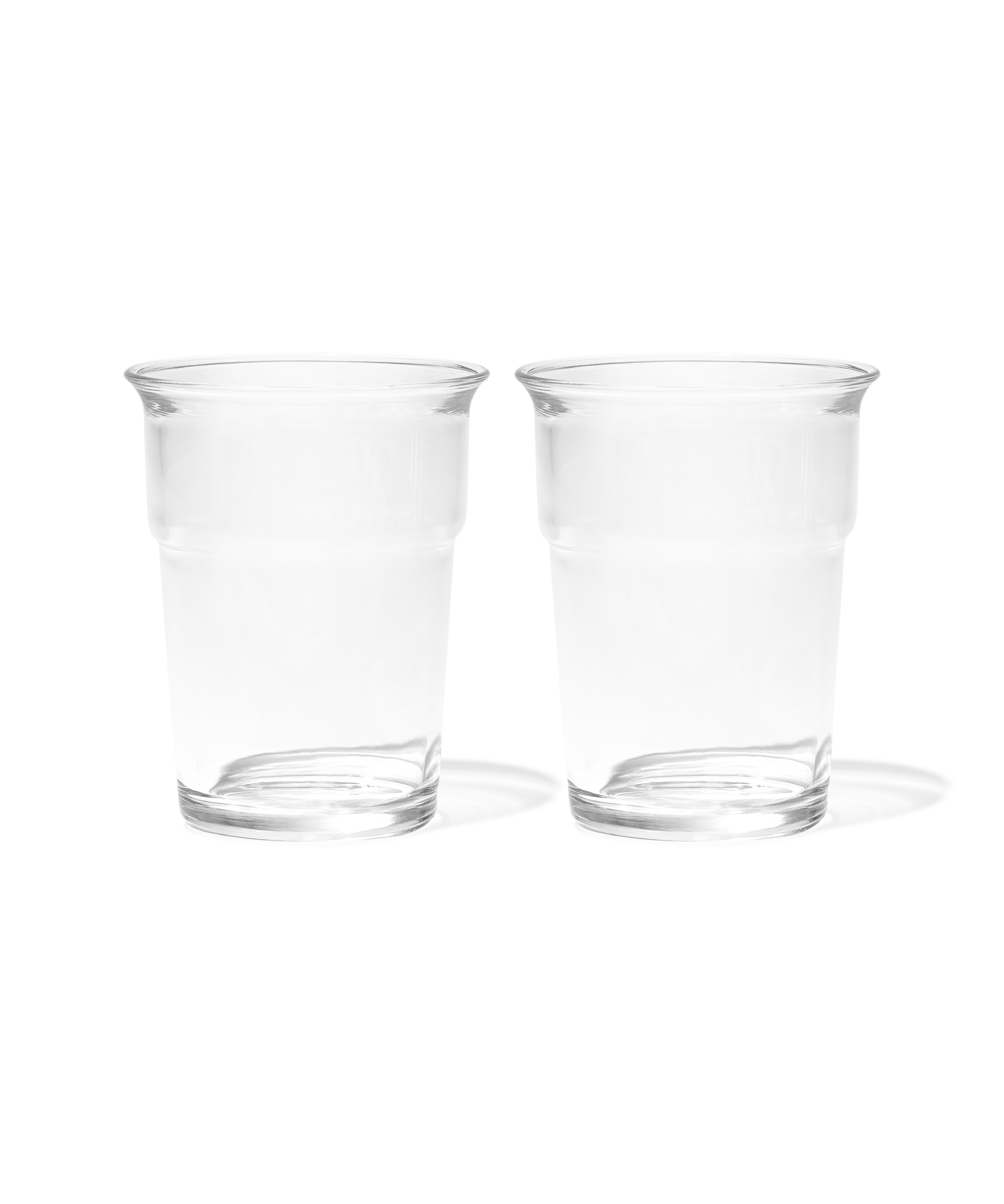 Clear Drinking Glass in To-Go Design | Liva