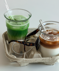 Clear Drinking Glass in To-Go Design | Liva
