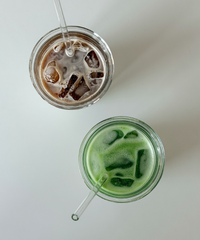 Clear Drinking Glass in To-Go Design | Liva