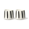 Cappuccino Mug with Black Stripes | Miro
