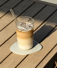 Großes Trinkglas im Wellen-Design | Capri
