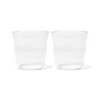 Small Drinking Glass in a Wave Design | Capri