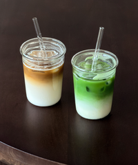 Trinkglas mit Deckel und Strohhalm im To-Go Design | Liv